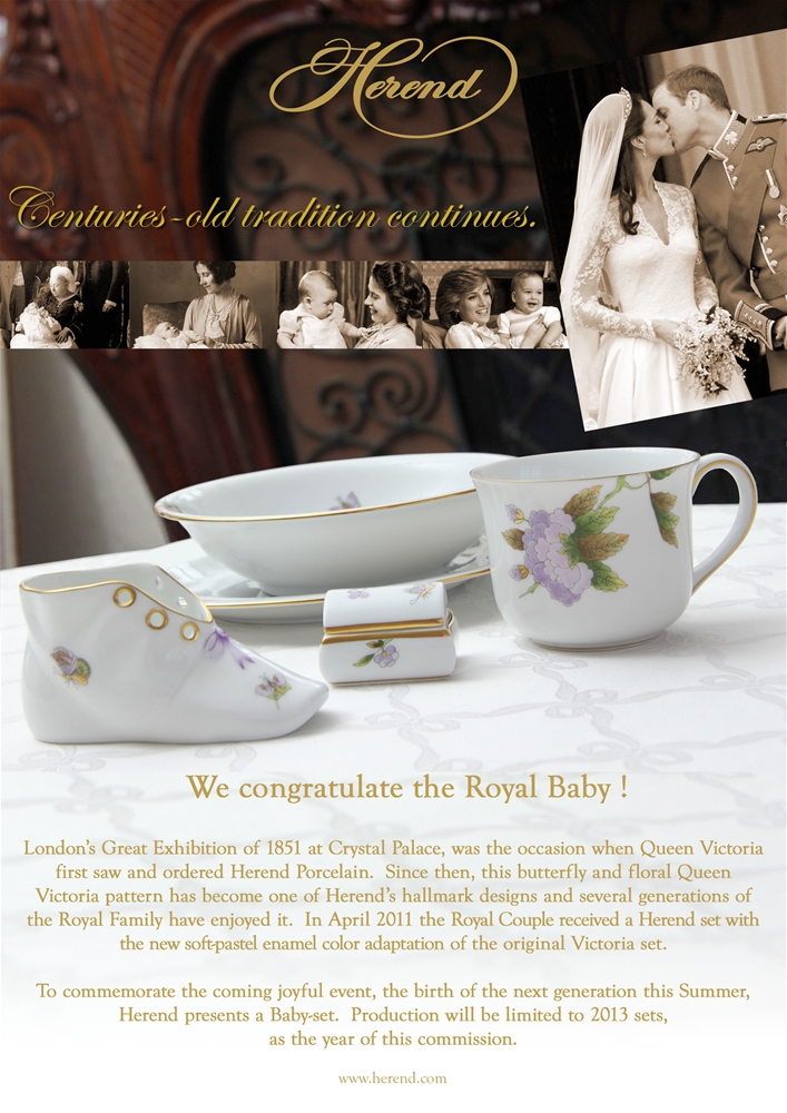 Herend Royal Baby Gift