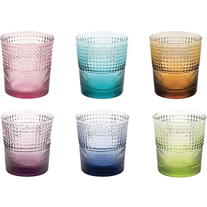 

6 lı Su / Meşrubat Bardağı (Renkli)