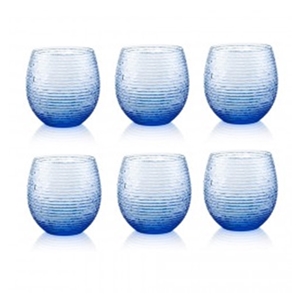 6 lı Su / Meşrubat Bardağı (Mavi)