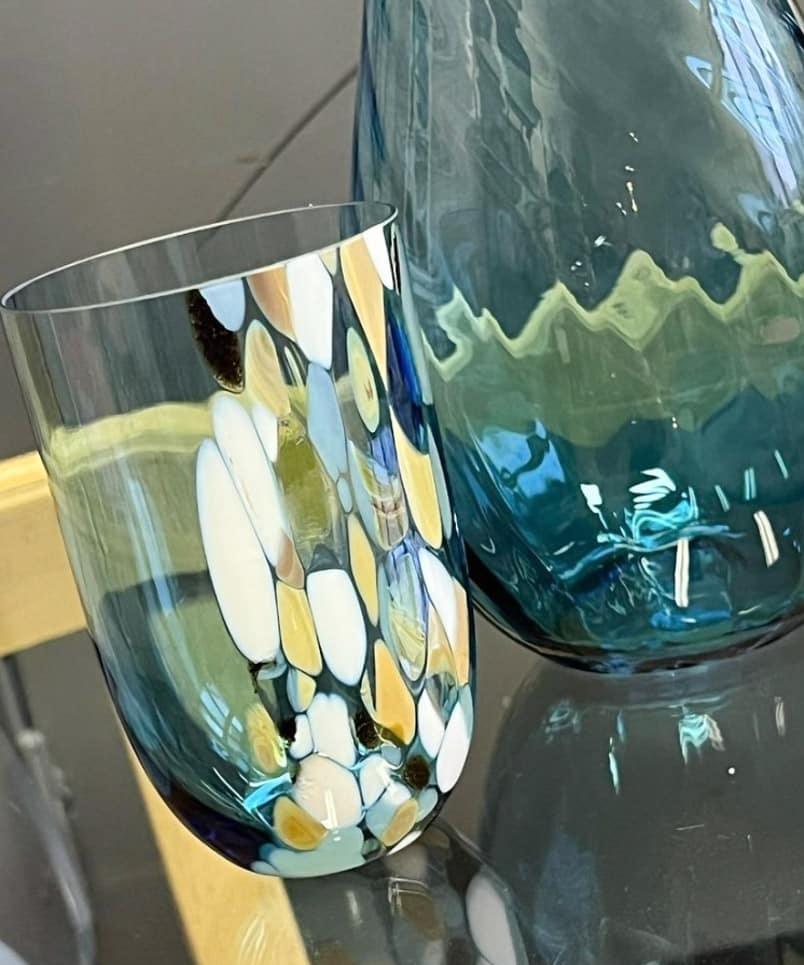 6 lı Su / Meşrubat Bardağı Amalfi Mavisi